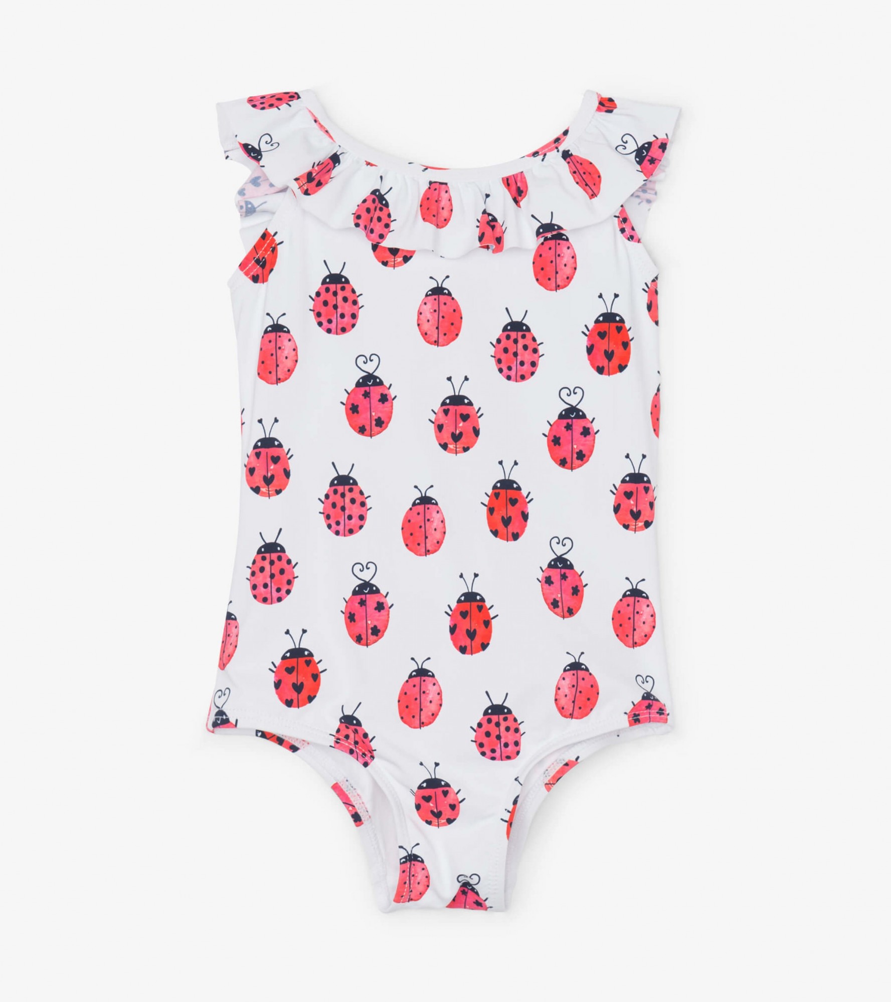 

Купальник суцільний Hatley Love Bugs 8A білий 128см (S20LBK1492)