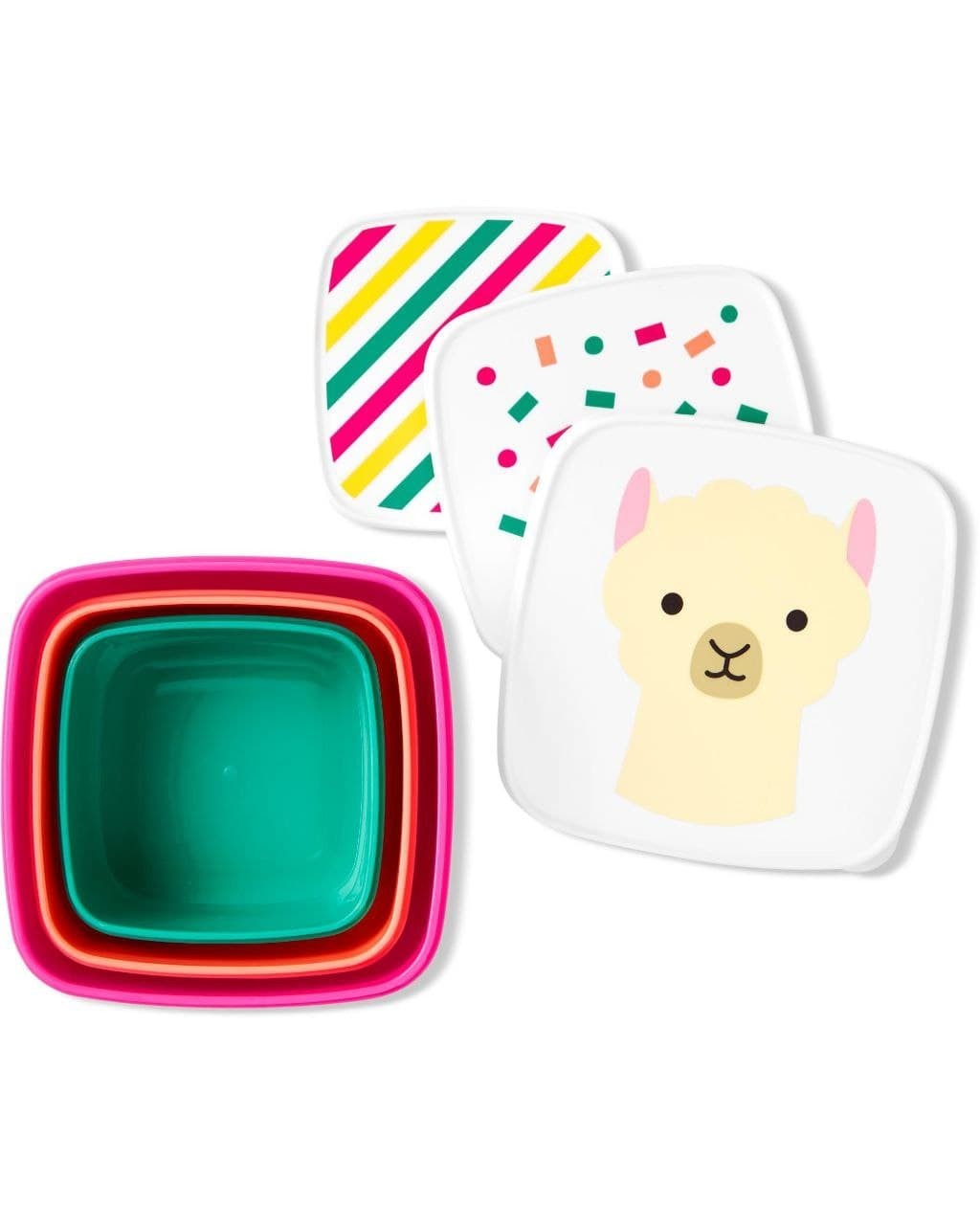 

Набор контейнеров Skip Hop Zoo Snack Box Лама