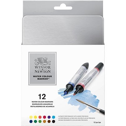 

Набір акварельних маркерів Winsor & Newton Watercolor Markers Set 12 шт