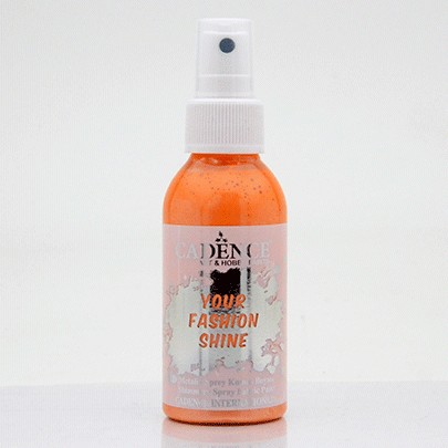 

Краска-спрей перламутровая для ткани Cadence Your Fashion Spray shinefabric Paint 100 мл Оранжевый