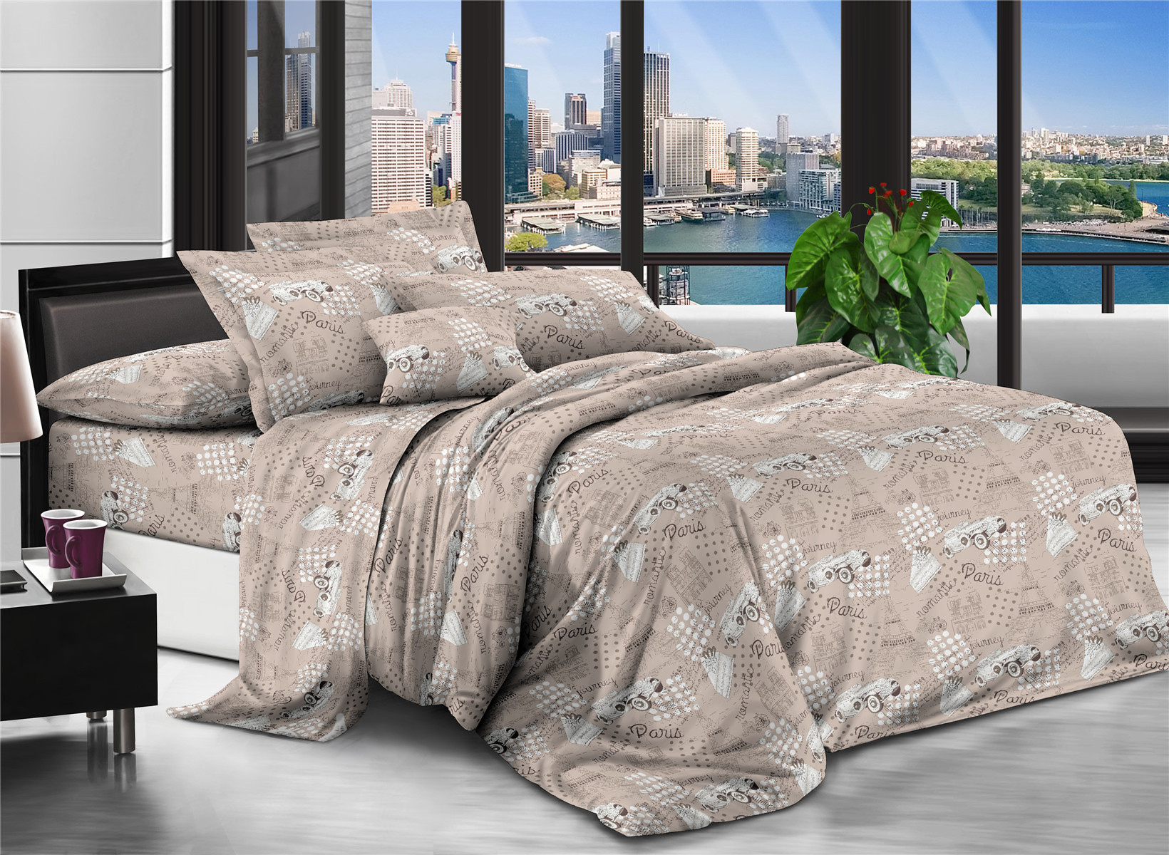 

Комплект постельного белья Modern Микросатин 15-0229 Cappuccino 160х220