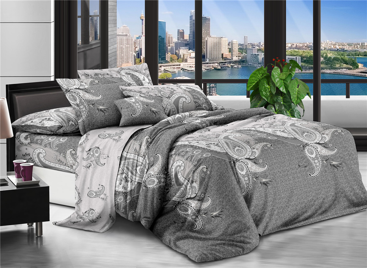 

Комплект постельного белья Modern Микросатин 15-0232 Morning Sea 2х16х220