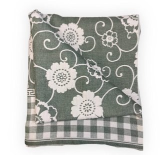 

Двухстороннее летнее льняное покрывало светло зеленого цвета на двуспальную кровать размер 180х210