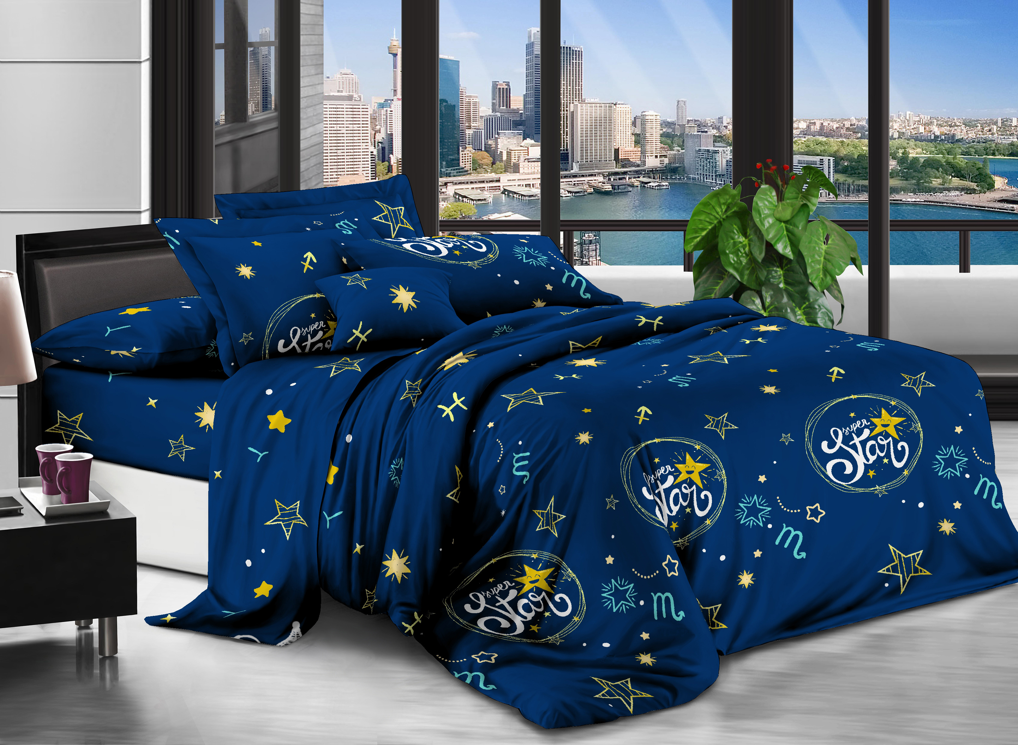 

Пододеяльник Modern Микросатин 15-0228 Electrik 143x210