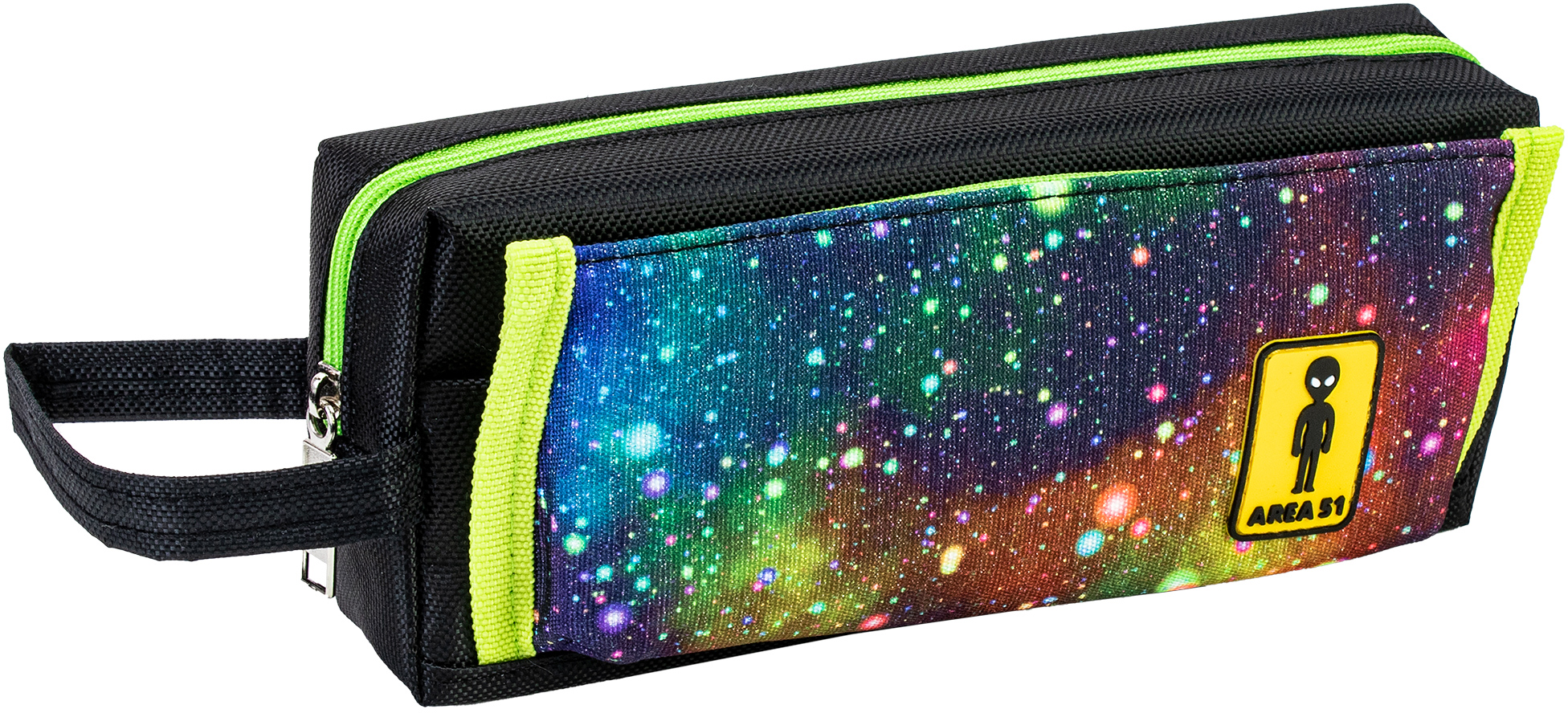 

Пенал Cool For School 2 отделения Area 51 черный (CF86985)