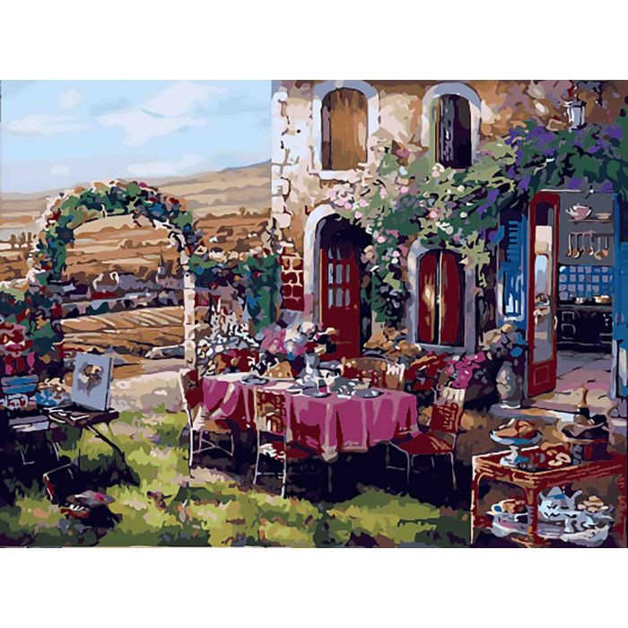 

Картина по номерам Идейка Жизнь в Провансе 40х50 см (KHO2245)