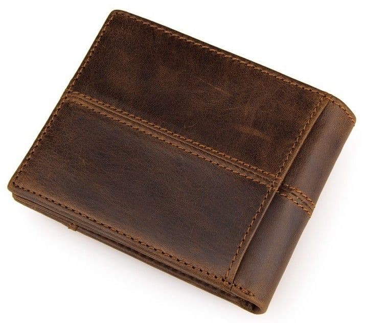 

Кошелек мужской Vintage коричневый Vntg14225