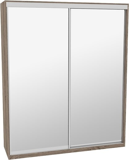

Шкаф-купе ДОМ Н3216 Дуб сонома трюфель Зеркало 210x60x240