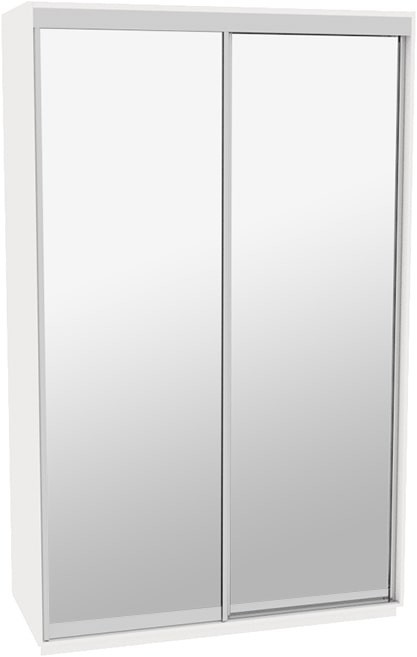 

Шкаф-купе ДОМ Н4166 Белый Зеркало 160x60x240