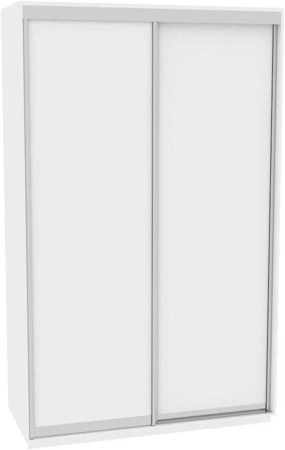 

Шкаф-купе ДОМ Н4156 Белый ДСП 150x60x240
