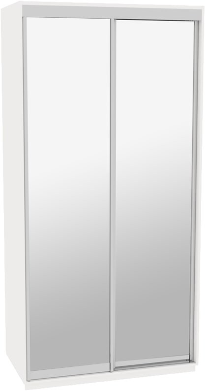 

Шкаф-купе ДОМ Н1126 Белый Зеркало 120x60x240