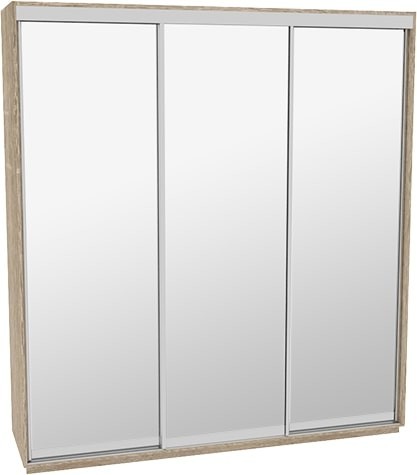 

Шкаф-купе ДОМ Н2196 Дуб сонома Зеркало 190x60x240