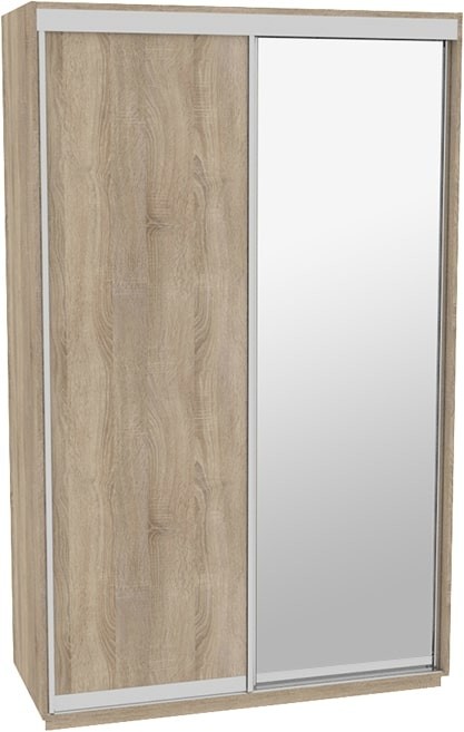 

Шкаф-купе ДОМ Н4156 Дуб сонома ДСП+Зеркало 150x60x240