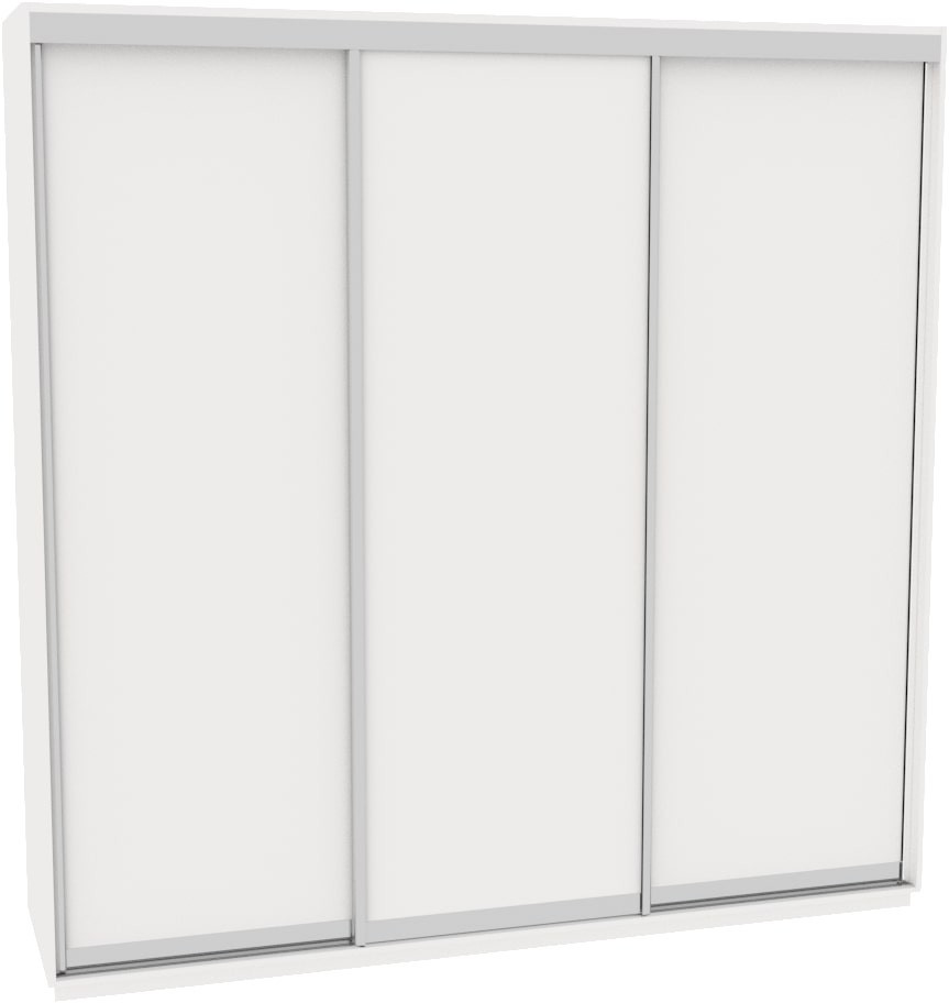 

Шкаф-купе ДОМ ВГ246 Белый ДСП 240x60x240