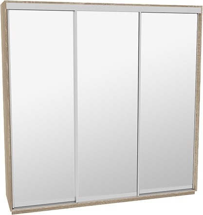 

Шкаф-купе ДОМ ВГ236 Дуб сонома Зеркало 230x60x240