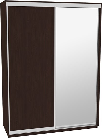 

Шкаф-купе ДОМ ВГ176 Венге ДСП+Зеркало 170x60x240