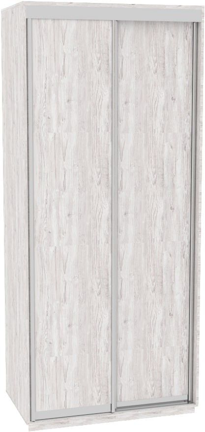 

Шкаф-купе ДОМ ЭКО106 Аляска ДСП 100x60x240