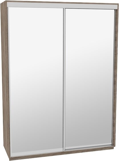 

Шкаф-купе ДОМ Н3186 Дуб сонома трюфель Зеркало 180x60x240