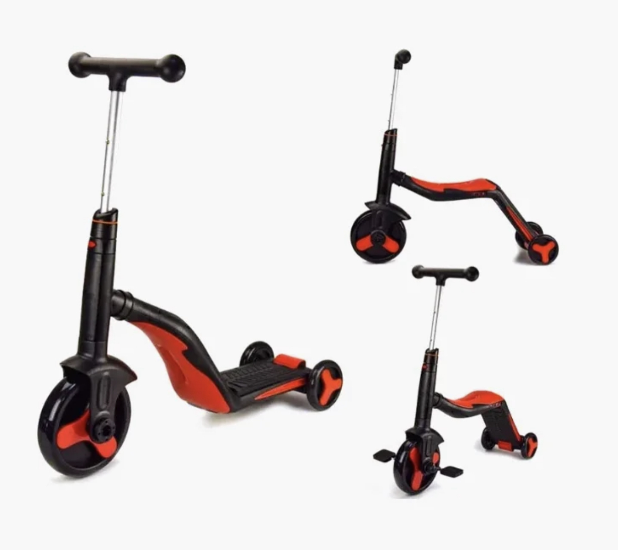 

Самокат велосипед беговел Детский Best Scooter,3в1 трансформер с педалями 3-х колесный Свет 8 мелодий Красный без упаковки SKL11(Li-293879)