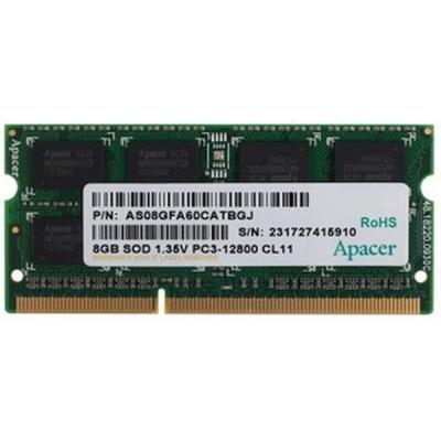 

Модуль памяти для ноутбука SoDIMM DDR3 8GB 1600 MHz Apacer (DV.08G2K.KAM)