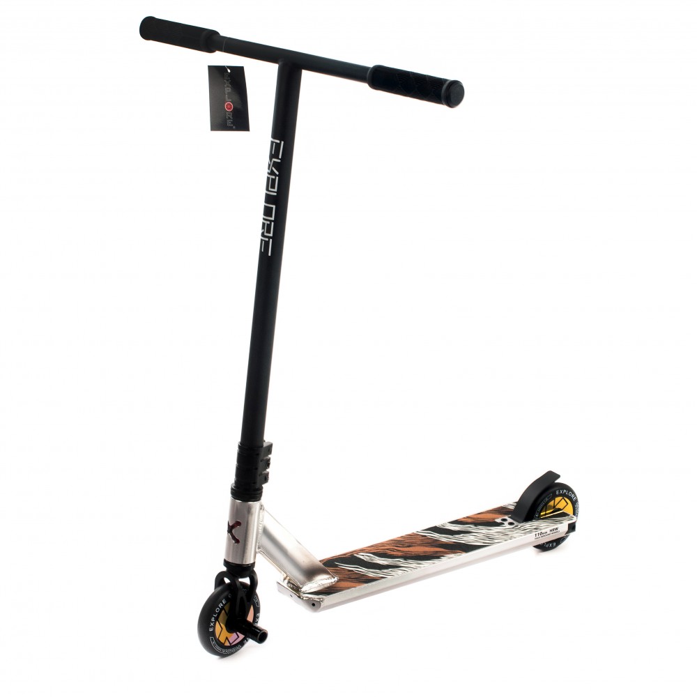 

Самокат трюковый Explore Credo DELUXE Upgrade 110 mm (HIC) серебро