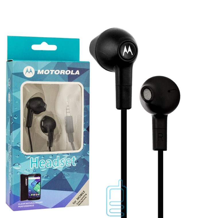 

Наушники с микрофоном high copy Motorola 3.5mm черные