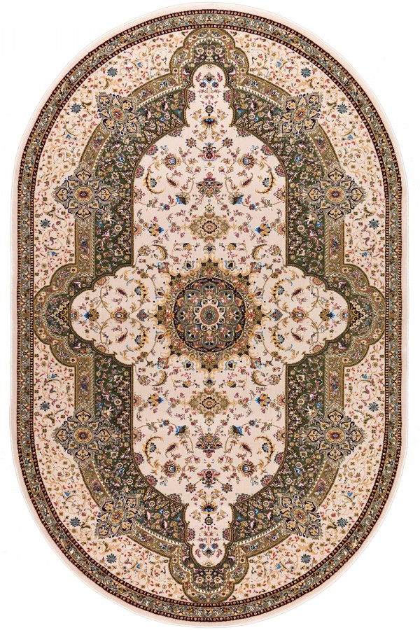 

Ковер ROYAL KERMAN 0804B 0.8x1.5 м. Овал Бежевый