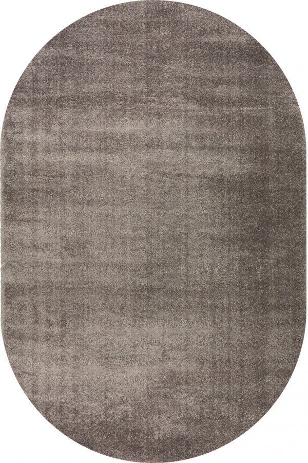 

Ковер OZ KAPLAN LEVE 01820A 2х3 м. Овал Серый_dark beige