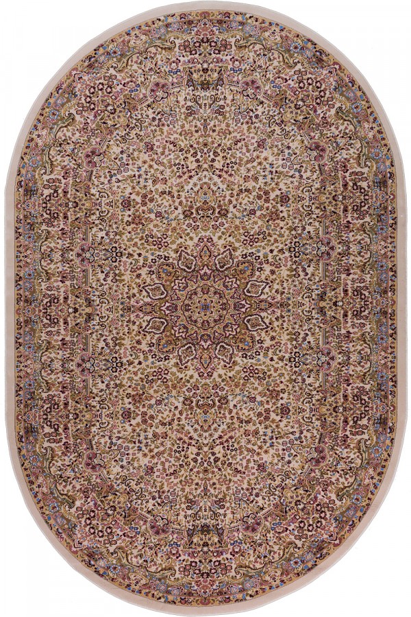 

Ковер ROYAL KERMAN 0802A 0.8x1.5 м. Овал Бежевый