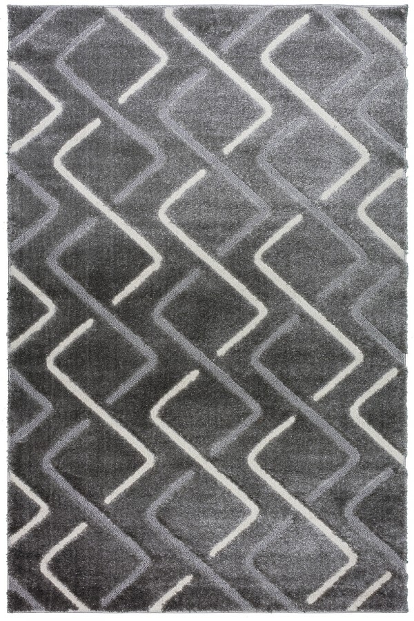 

Ковер OZ KAPLAN IRIS 05322A 0.8x1.5 м. Прямоугольник Серый_silver/black