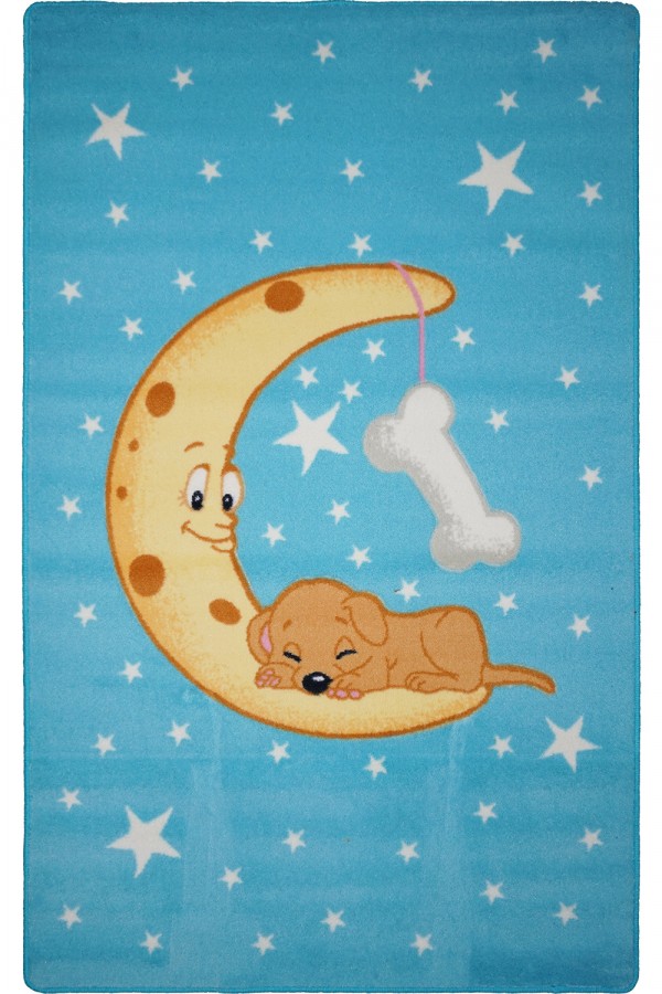 

Ковер CONFETTI MOON 1x1.6 м. Прямоугольник Синий_light