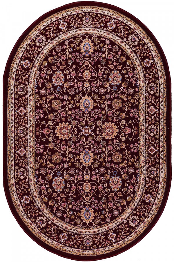 

Ковер ROYAL KERMAN 0800A 1x1.5 м. Овал Красный