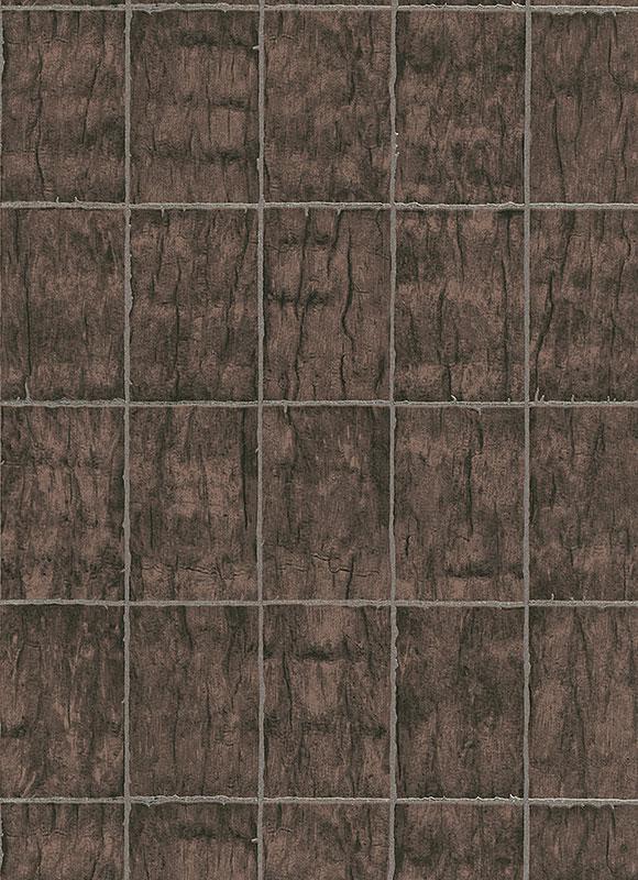 

Виниловые обои на флизилиновой основе Erismann Paradisio 2019 6304-33 коричневый квадраты