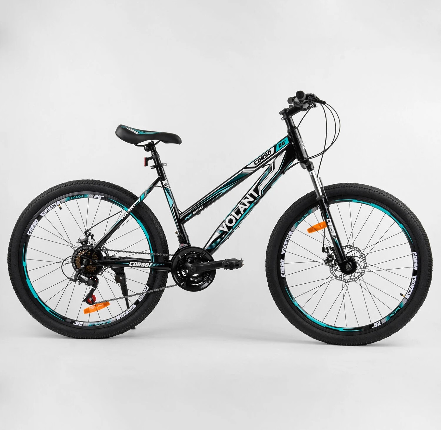 

Велосипед Corso 26" Volant 87173 Black / Blue (87173)