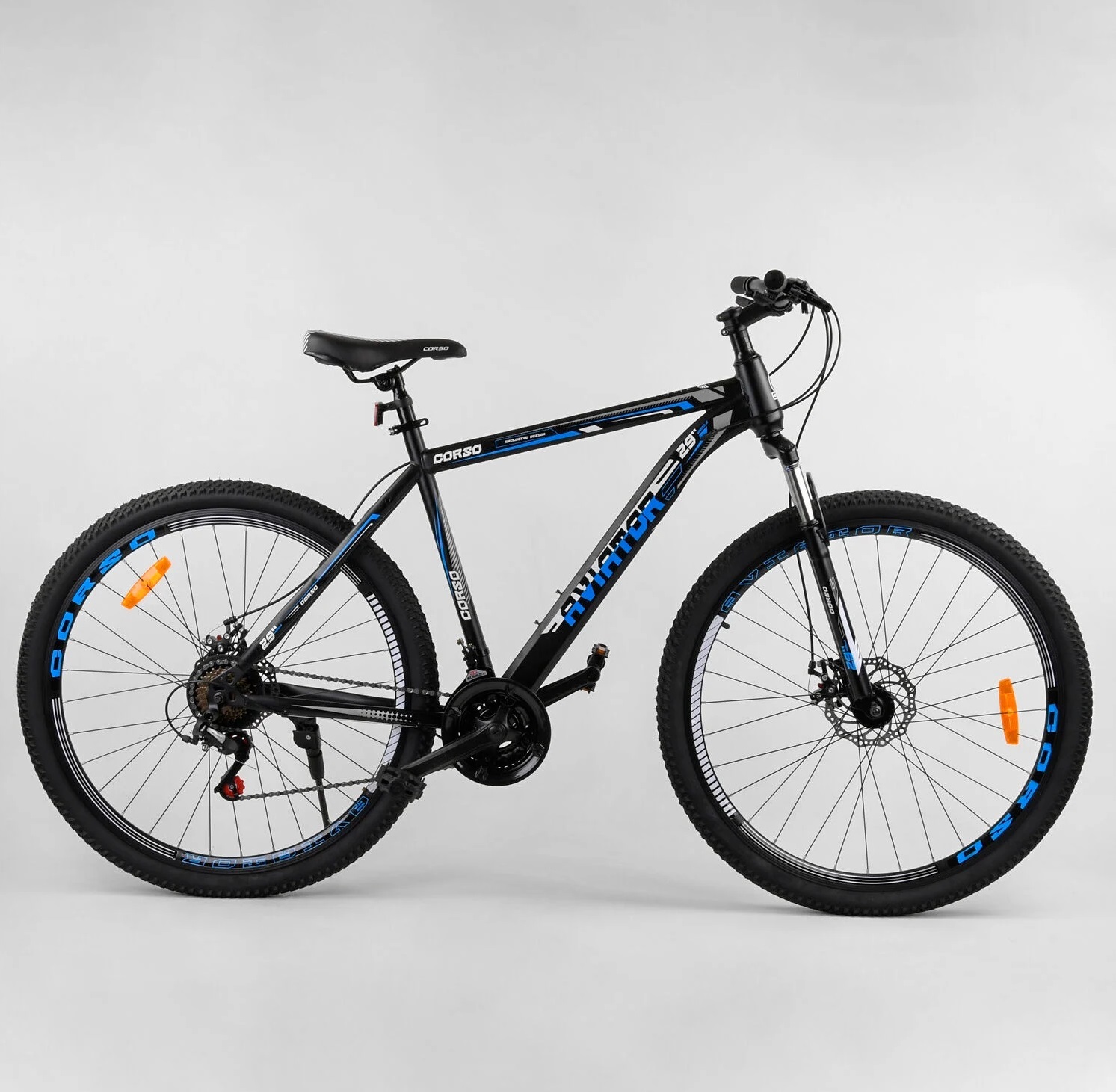 

Велосипед Corso 29" Aviator 47690 Black / Blue (47690)