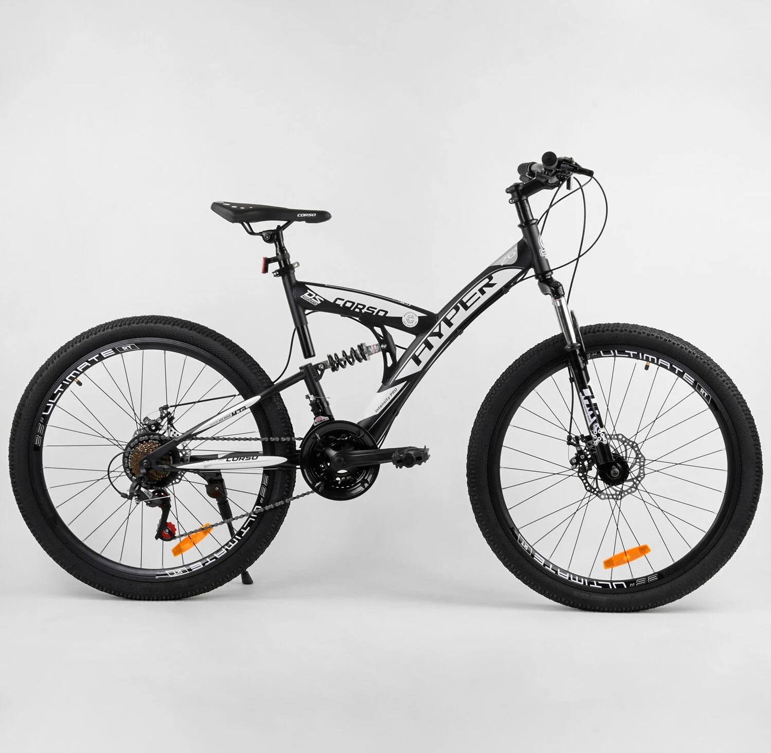 

Велосипед Corso 26" Hyper 66729 Black / White (66729)