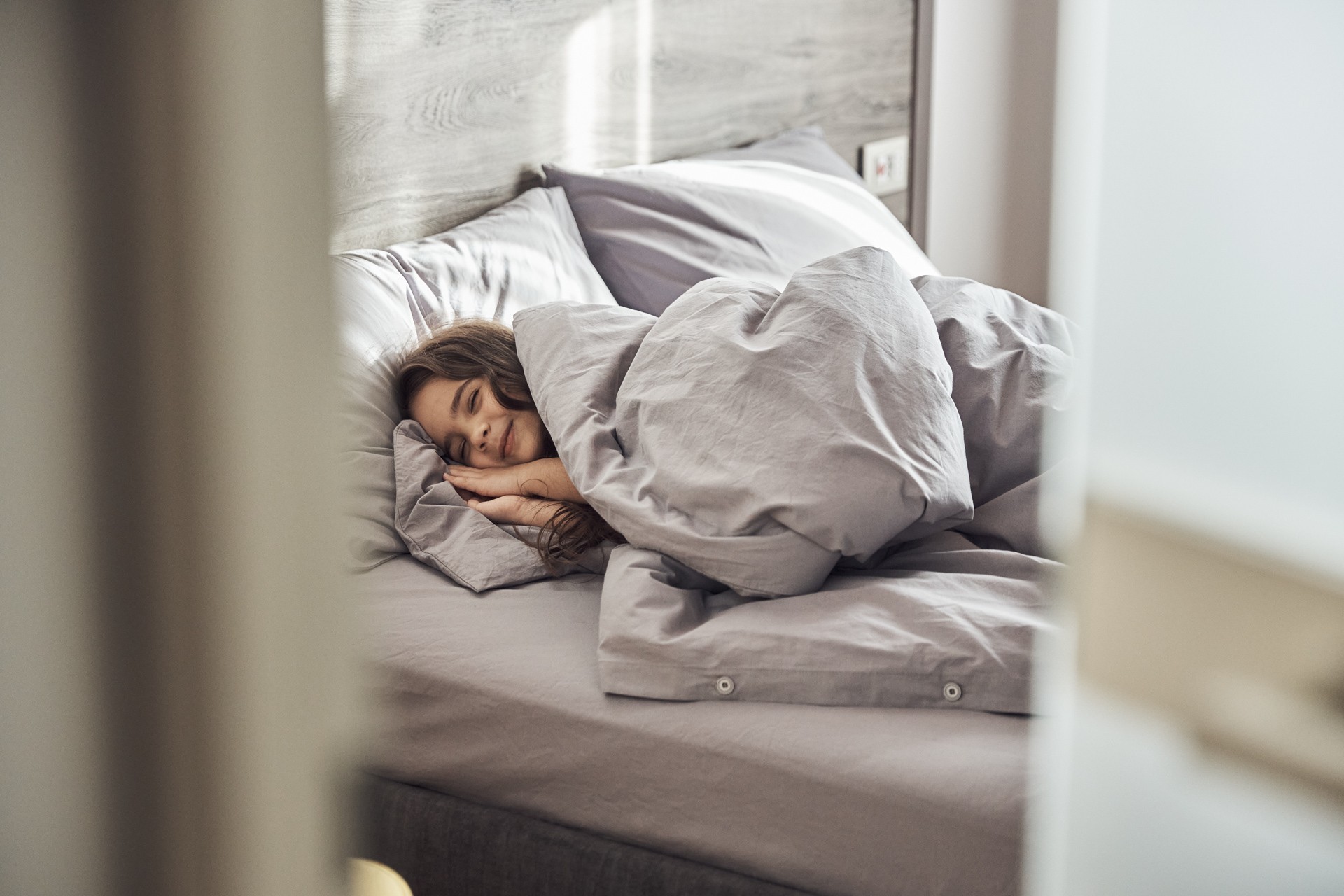 

Постельное белье из вареного хлопка Monhome Wind Серый Полуторный 160х220
