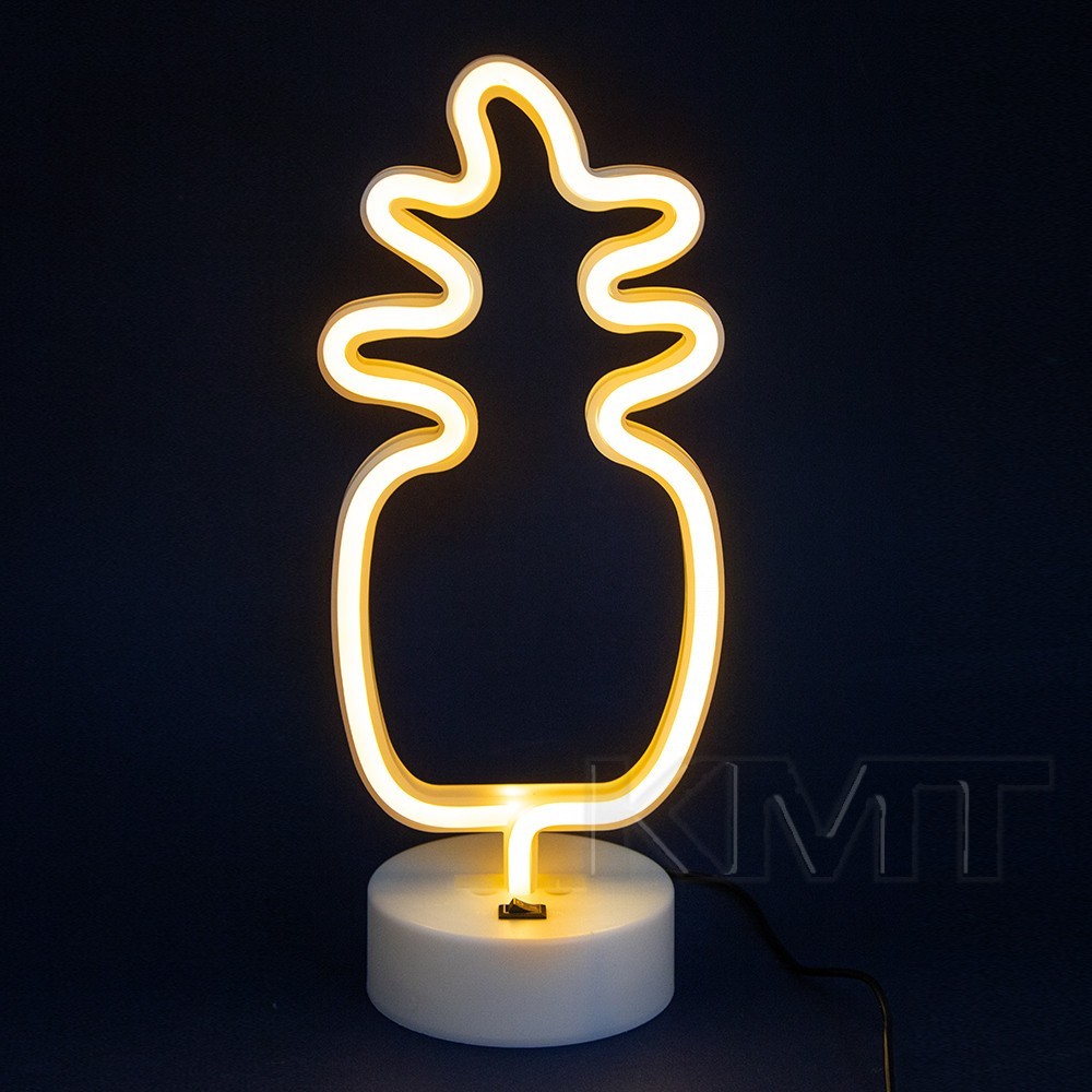 

Неоновый светильник LED Lights Pineapple Декоративная LED лампа "Ананас" White