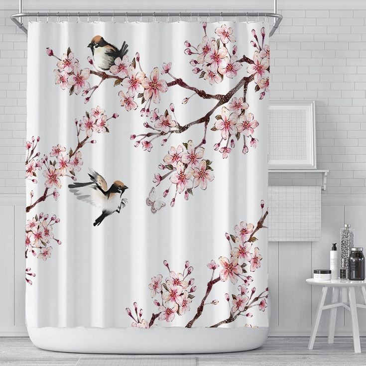 

Шторка для ванной и душа Sakura blossom 180х180 см (21096)