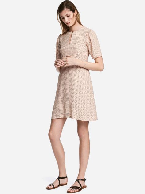 

Платье H&M 3hm05300106  Бежевое, Платье H&M 3hm05300106 40 Бежевое