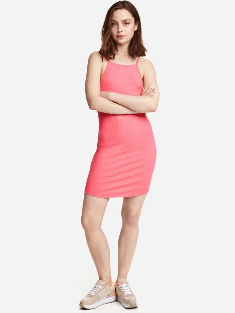 

Платье H&M 3hm05300174  Розовое, Платье H&M 3hm05300174 XS Розовое