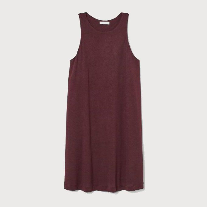

Платье H&M Basics 06293819 XS Бордовое