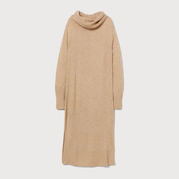 

Платье H&M 7718290wt S Бежевый меланж