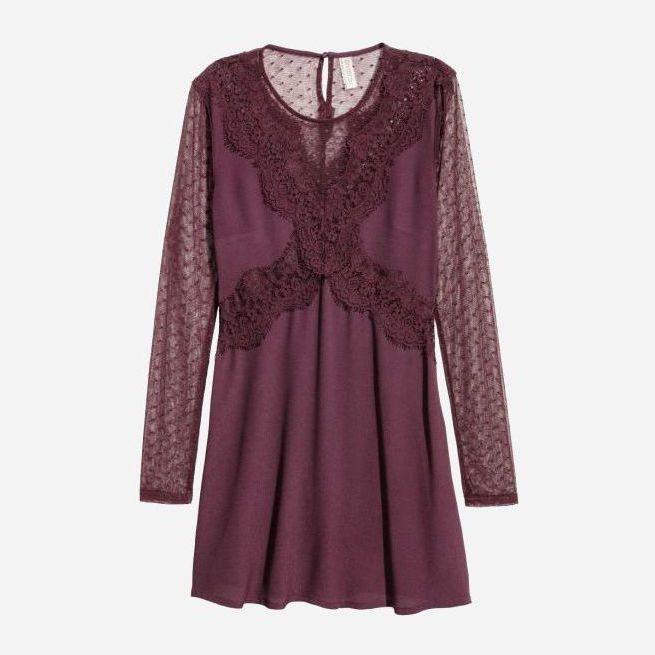 

Платье H&M 060437129 40 Бордовое