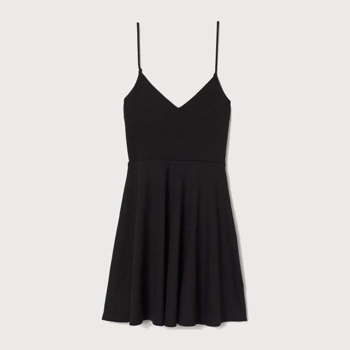 

Платье H&M 0761577-0  Черное, Платье H&M 0761577-0 40 Черное