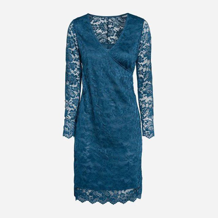 

Платье для кормящих мам H&M 509018 XS Синее с зеленым