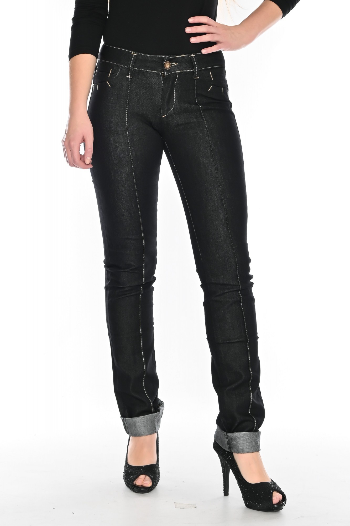 

Джинсы прямые OMAT jeans 9593-736 W  L 34 Черные, Джинсы прямые OMAT jeans 9593-736 W 25 L 34 Черные