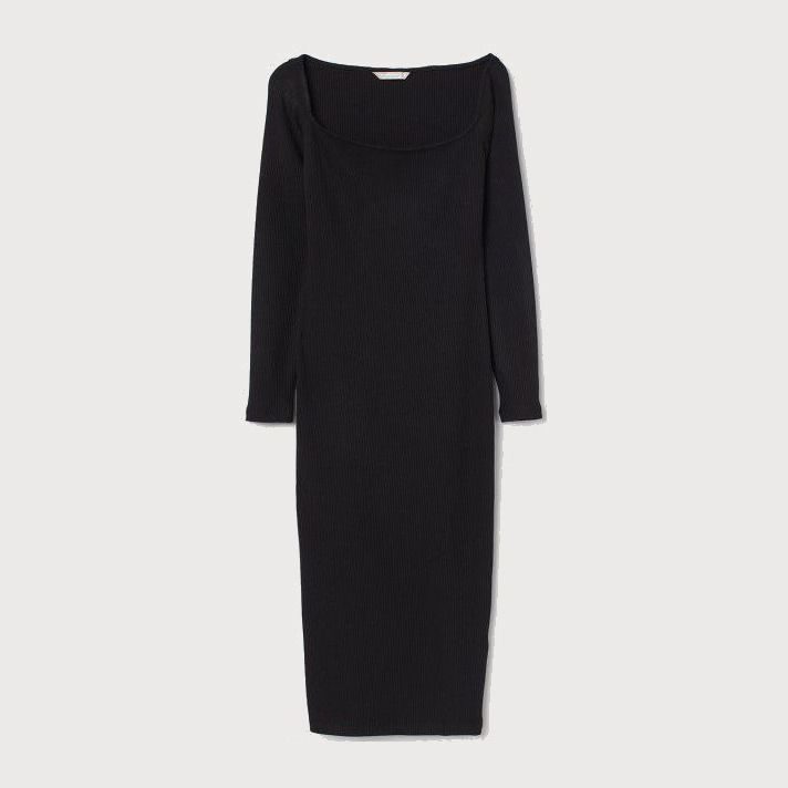 

Платье H& 0763344-9  Черное, Платье H&M 0763344-9 M Черное