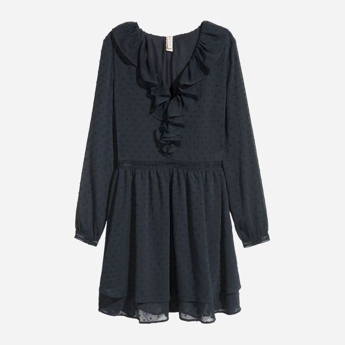 

Платье H&M 5707936RP21 38 Темно-синее