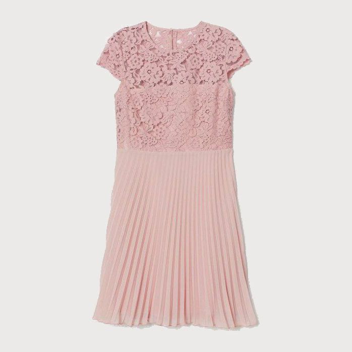 

Платье H&M 7446009dm 44 Пудровое с розовым